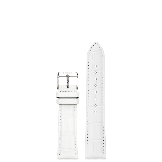 DYNASTY WHITE STRAP 16MM(SILVER)