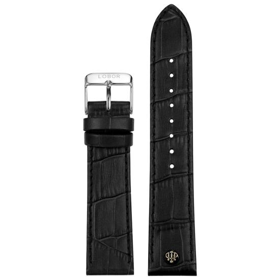 BLACK STRAP 22MM(SILVER)