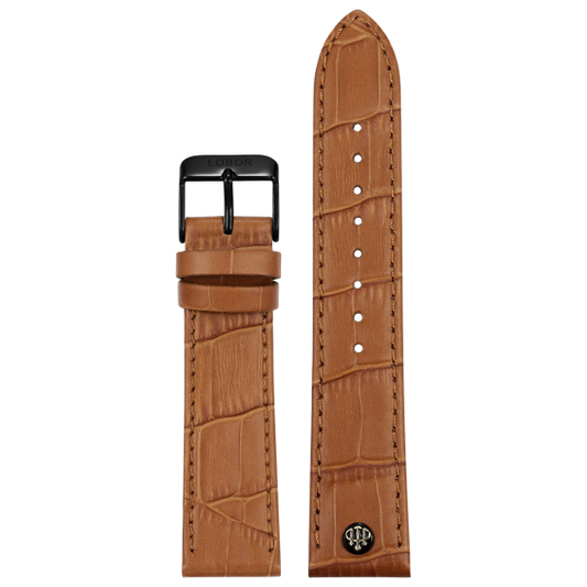 BROWN STRAP 22MM(BLACK)