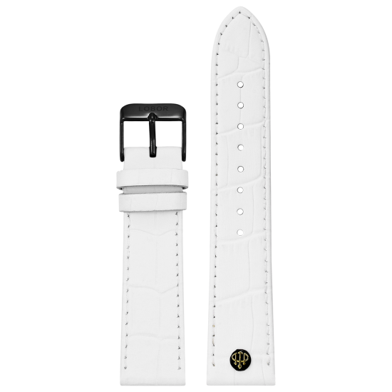 WHITE STRAP 22MM(BLACK)