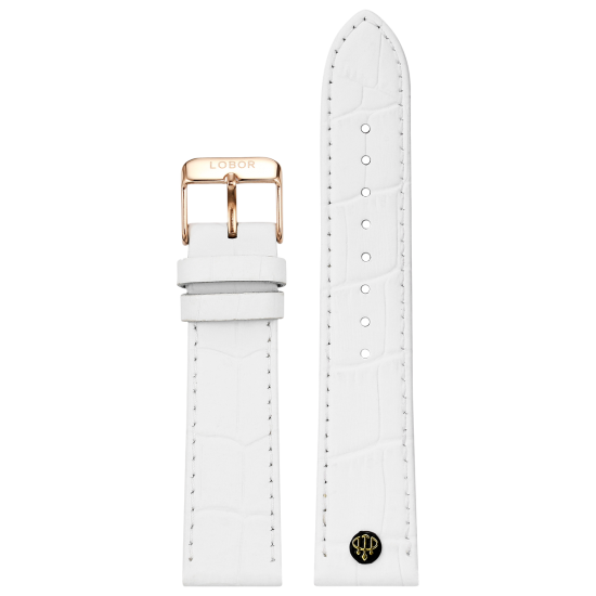 WHITE STRAP 22MM(ROSE)