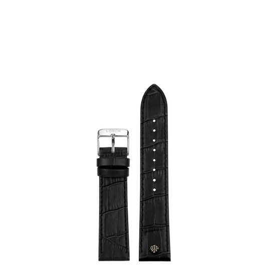 BLACK STRAP 16MM(SILVER)