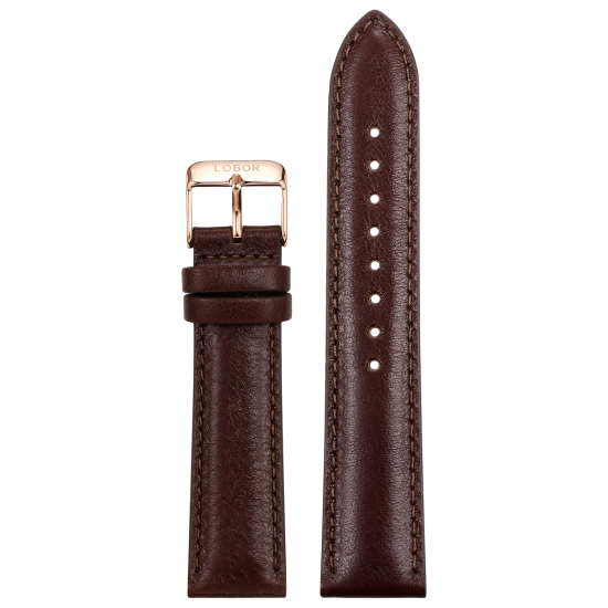 BROWN STRAP 20MM(ROSE)No pattern