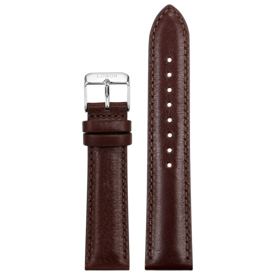 BROWN STRAP 20MM(SILVER)No pattern