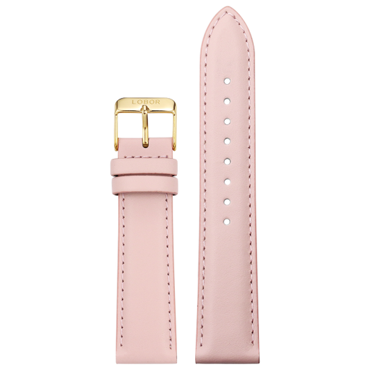 PINK STRAP 20MM(GOLD)No pattern