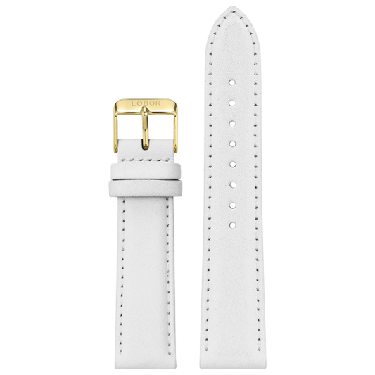 WHITE STRAP 20MM(GOLD)No pattern