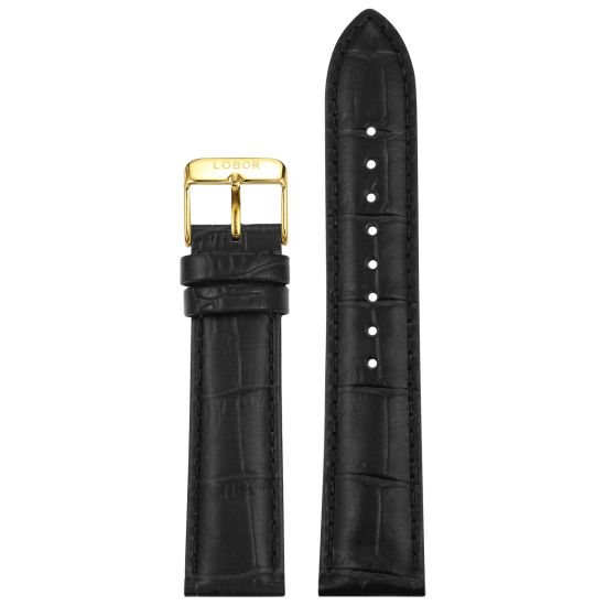DYNASTY BLACK STRAP 20MM(GOLD)